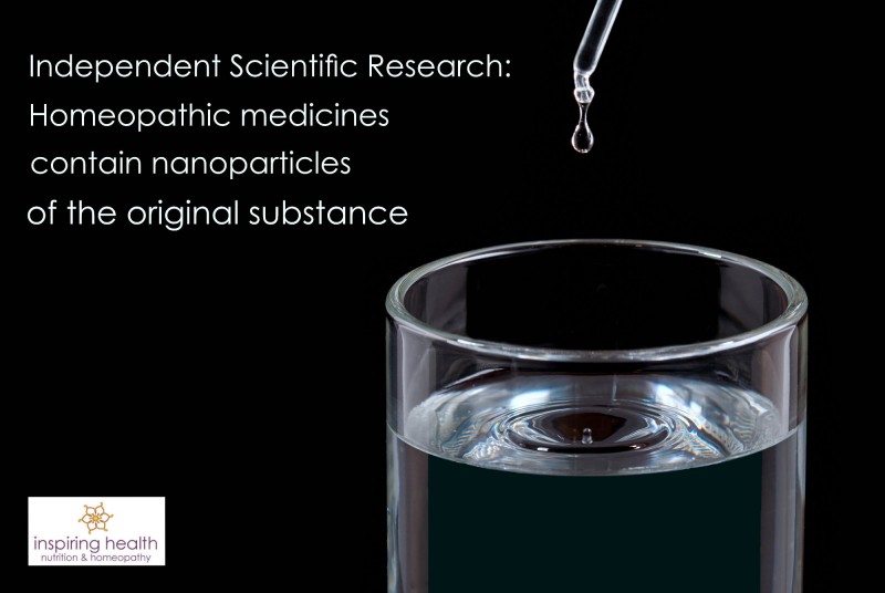 Homeopathic medicines contain nanoparticles of the original substance